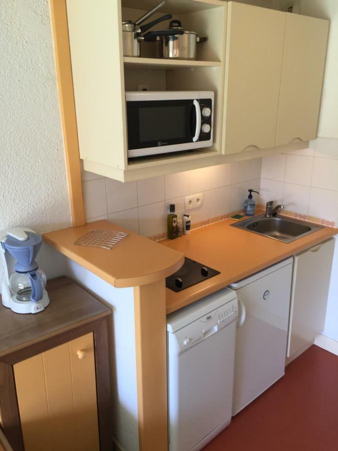 Studio Cabine 4 Places Le Pedrou Font-Romeu-Odeillo-Via Eksteriør billede